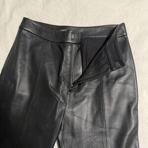 Black Leather Pants